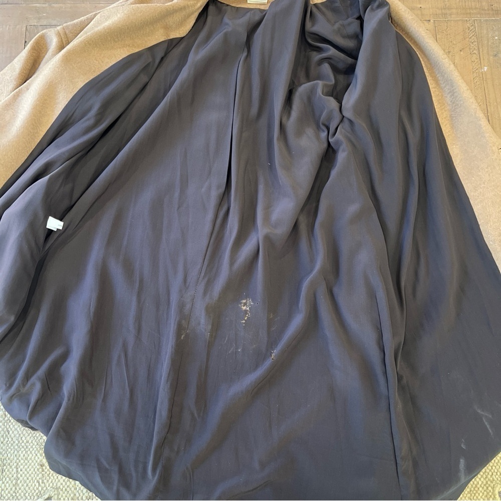 Eskandar Baby Camel Hair Button Front Trench Coat Size 0 US 4 Vintage England - Picture 7 of 13